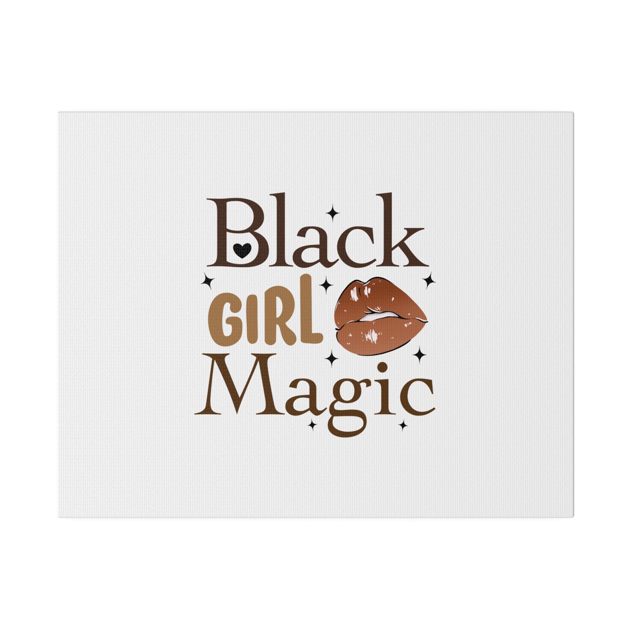 Black Girl Magic Matte Canvas, Stretched, 0.75"