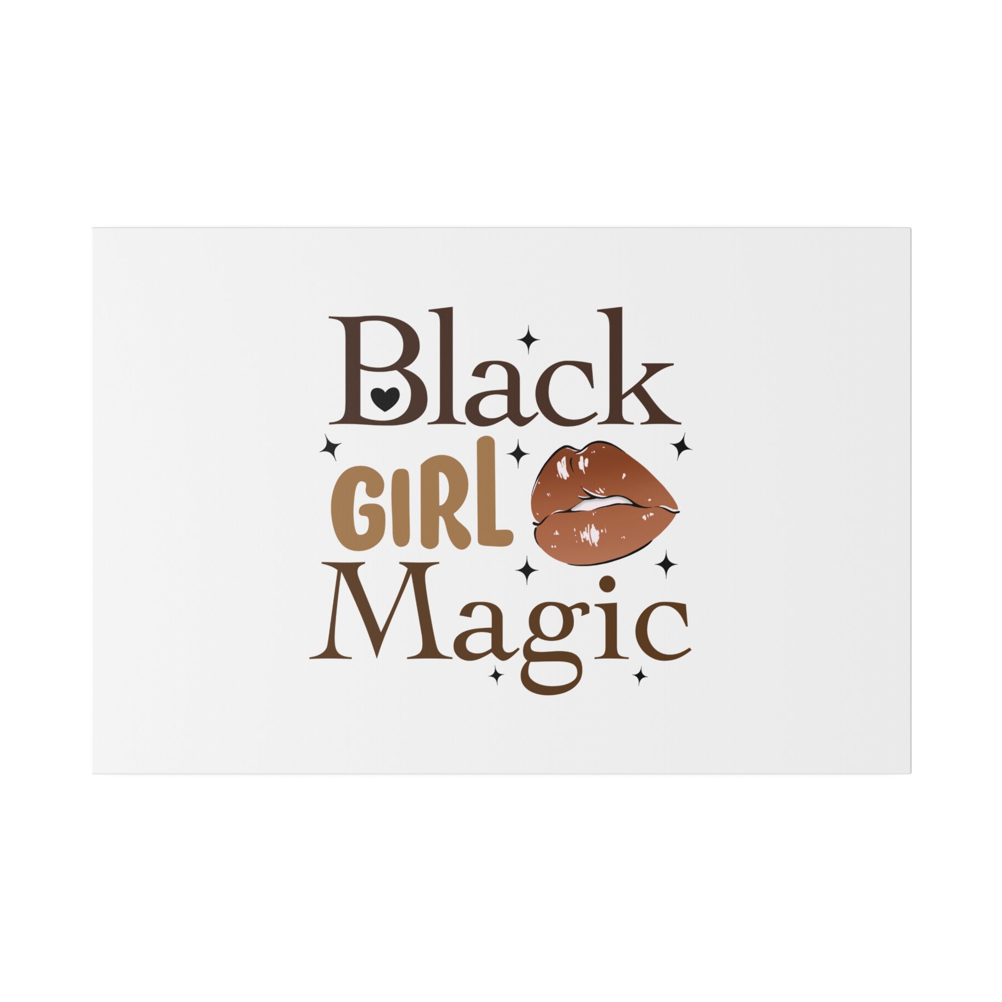 Black Girl Magic Matte Canvas, Stretched, 0.75"