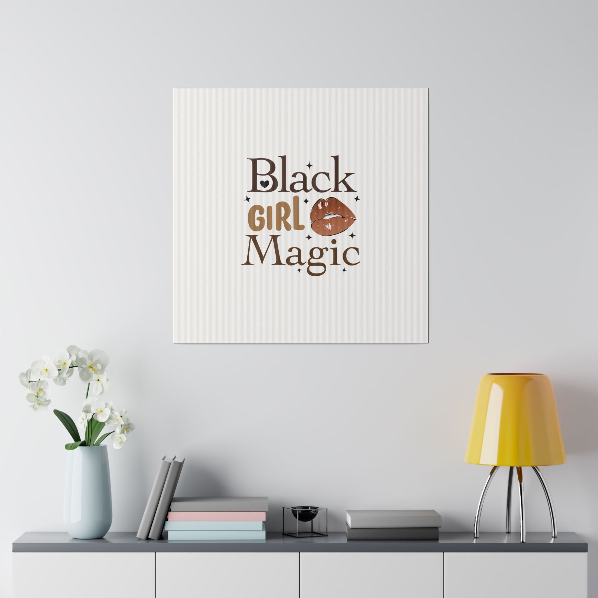 Black Girl Magic Matte Canvas, Stretched, 0.75"