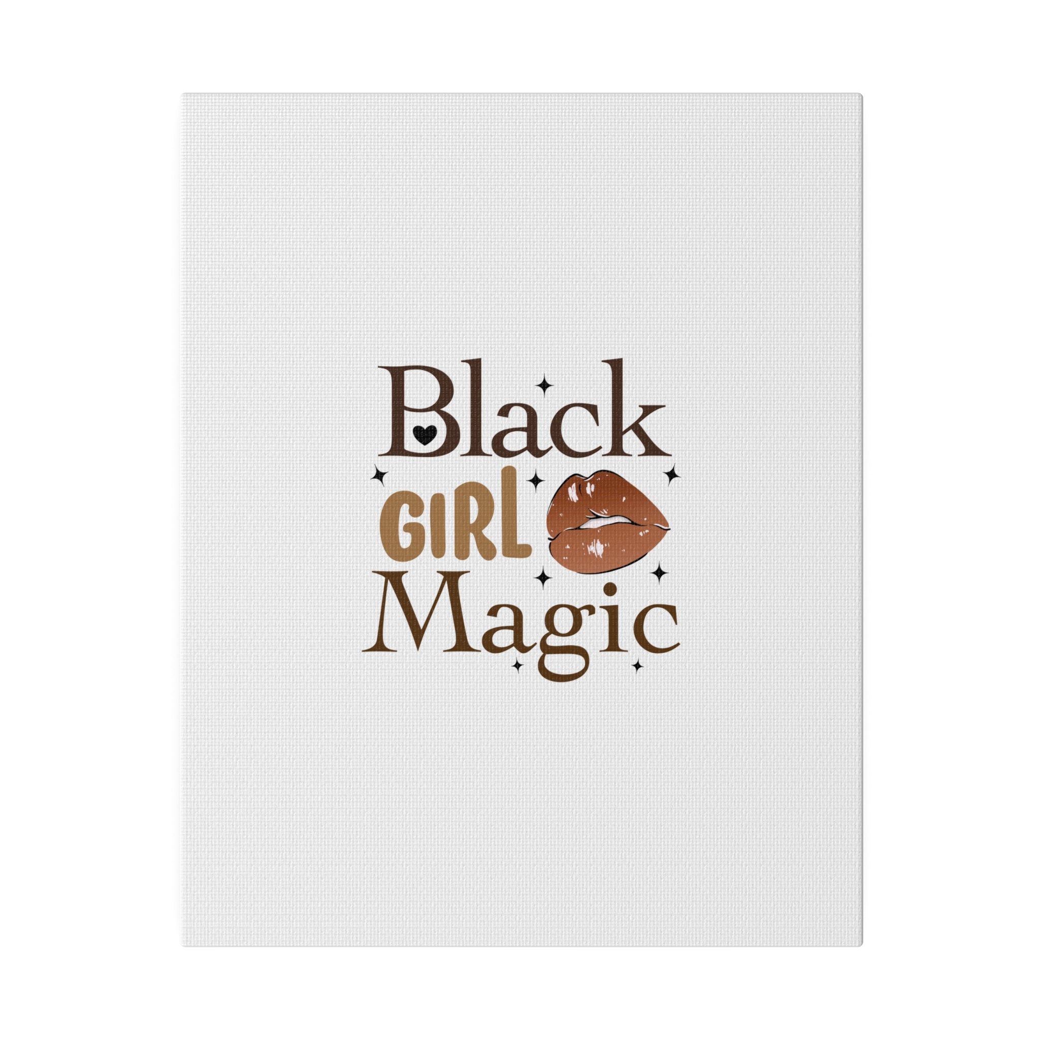 Black Girl Magic Matte Canvas, Stretched, 0.75"