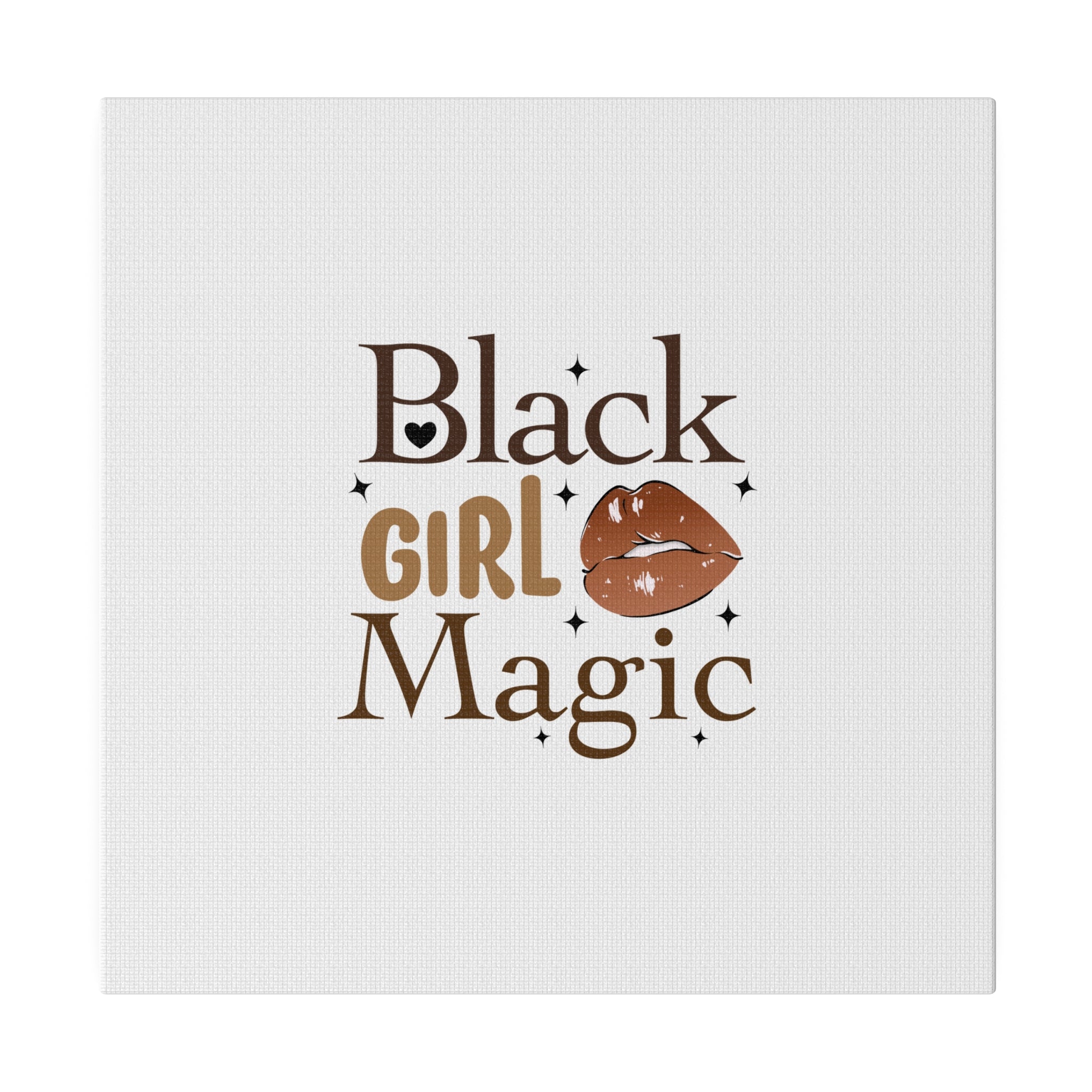 Black Girl Magic Matte Canvas, Stretched, 0.75"