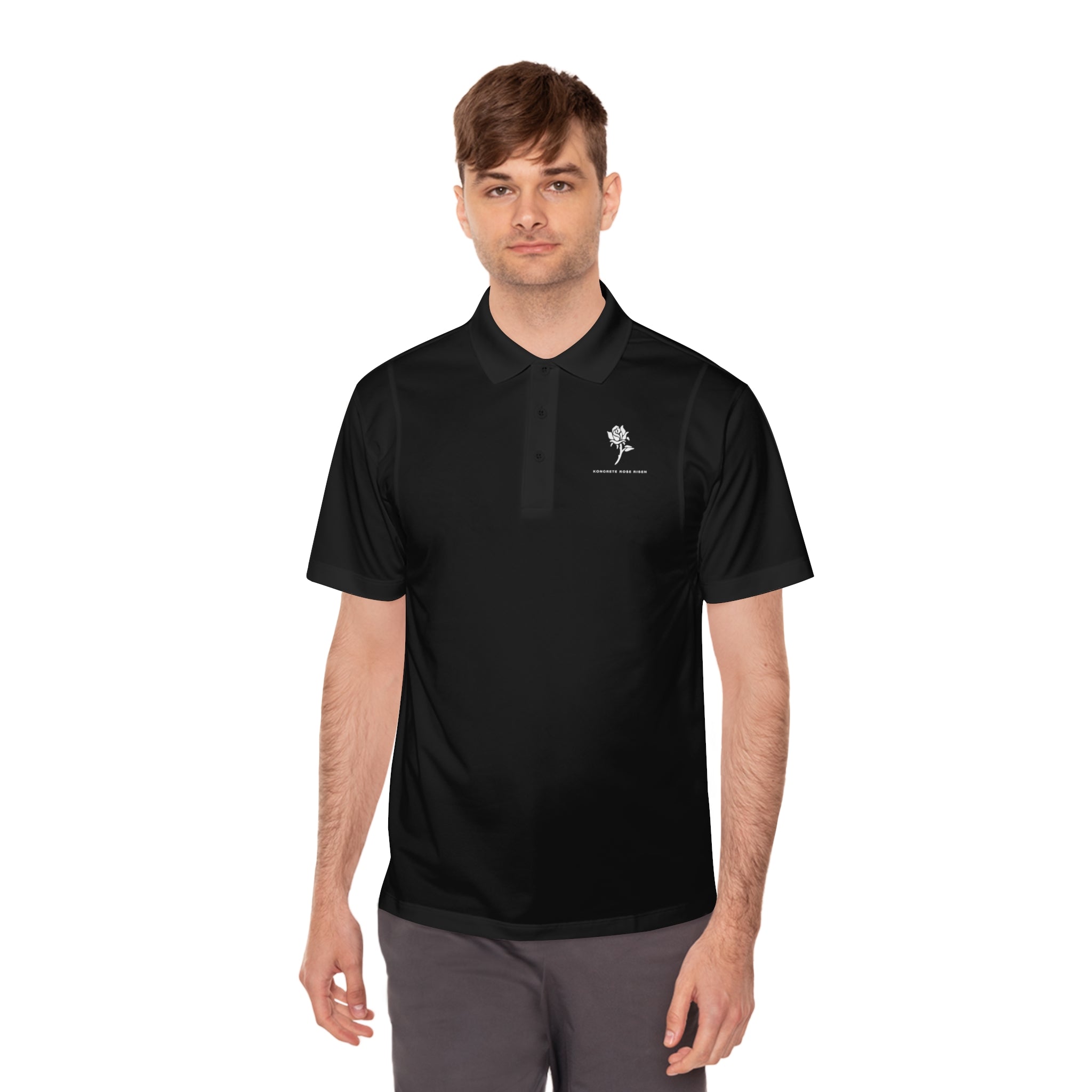 Koncrete Ro$e Risen Men's Sport Polo Shirt