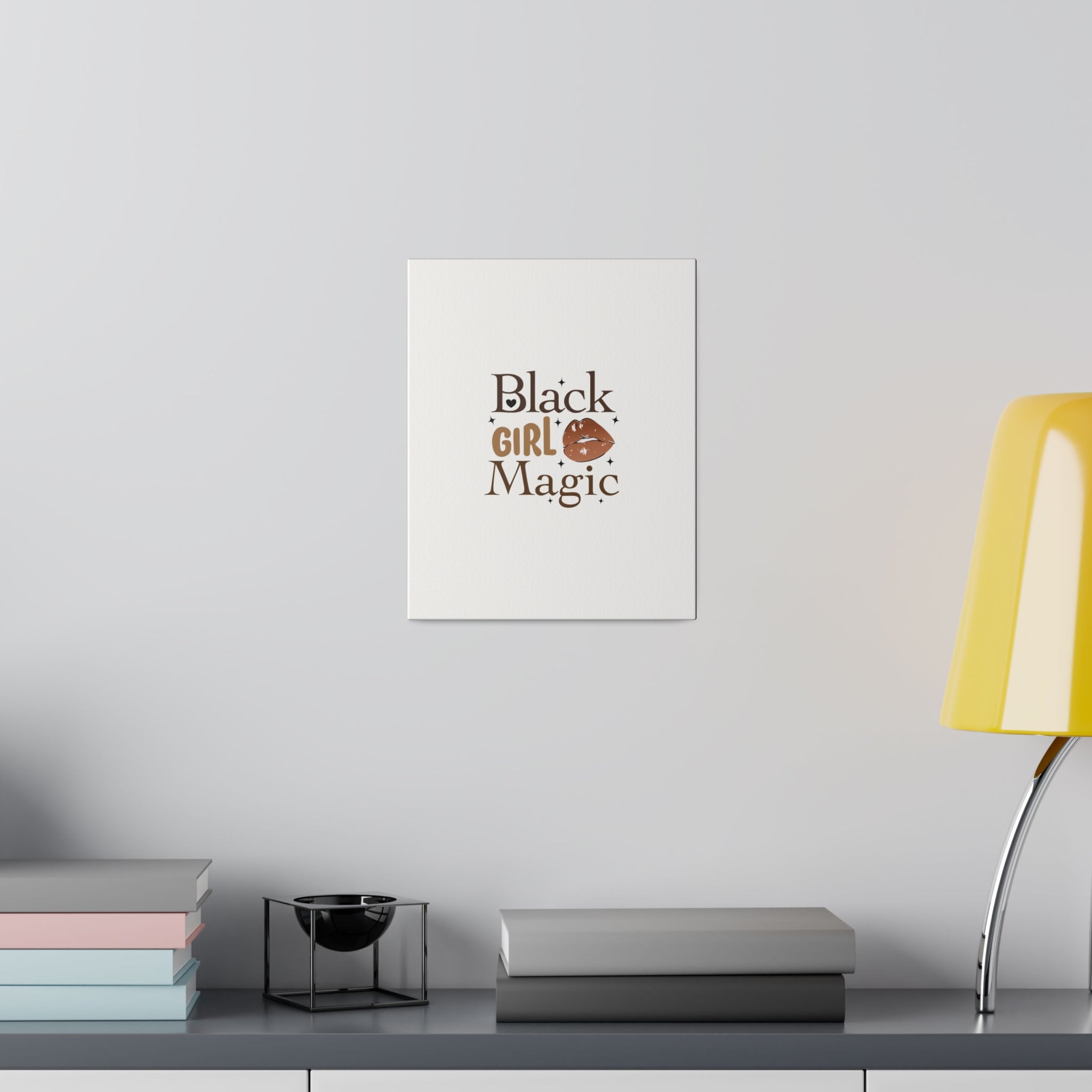 Black Girl Magic Matte Canvas, Stretched, 0.75"