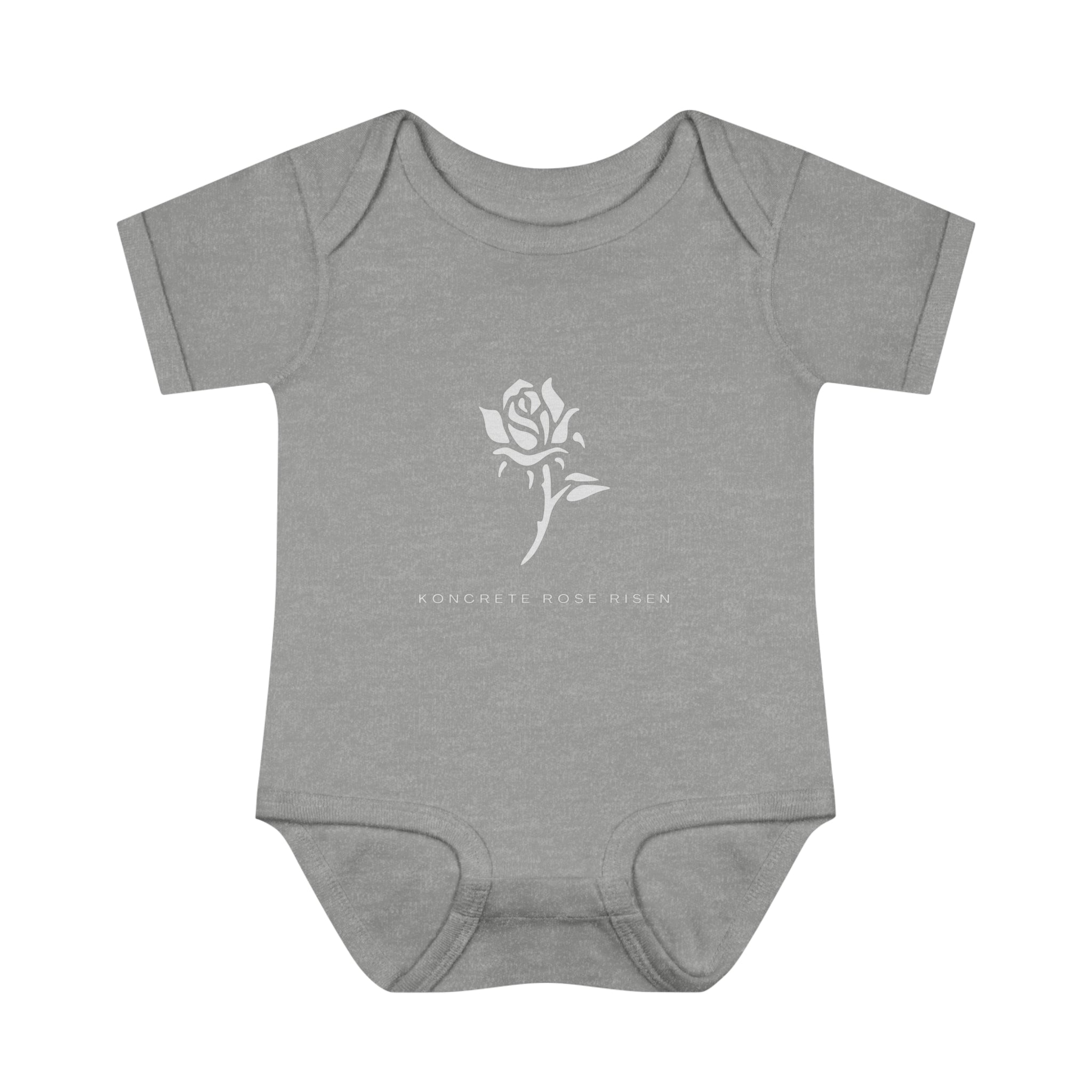 Koncrete Ro$e Risen Infant Baby Rib Bodysuit