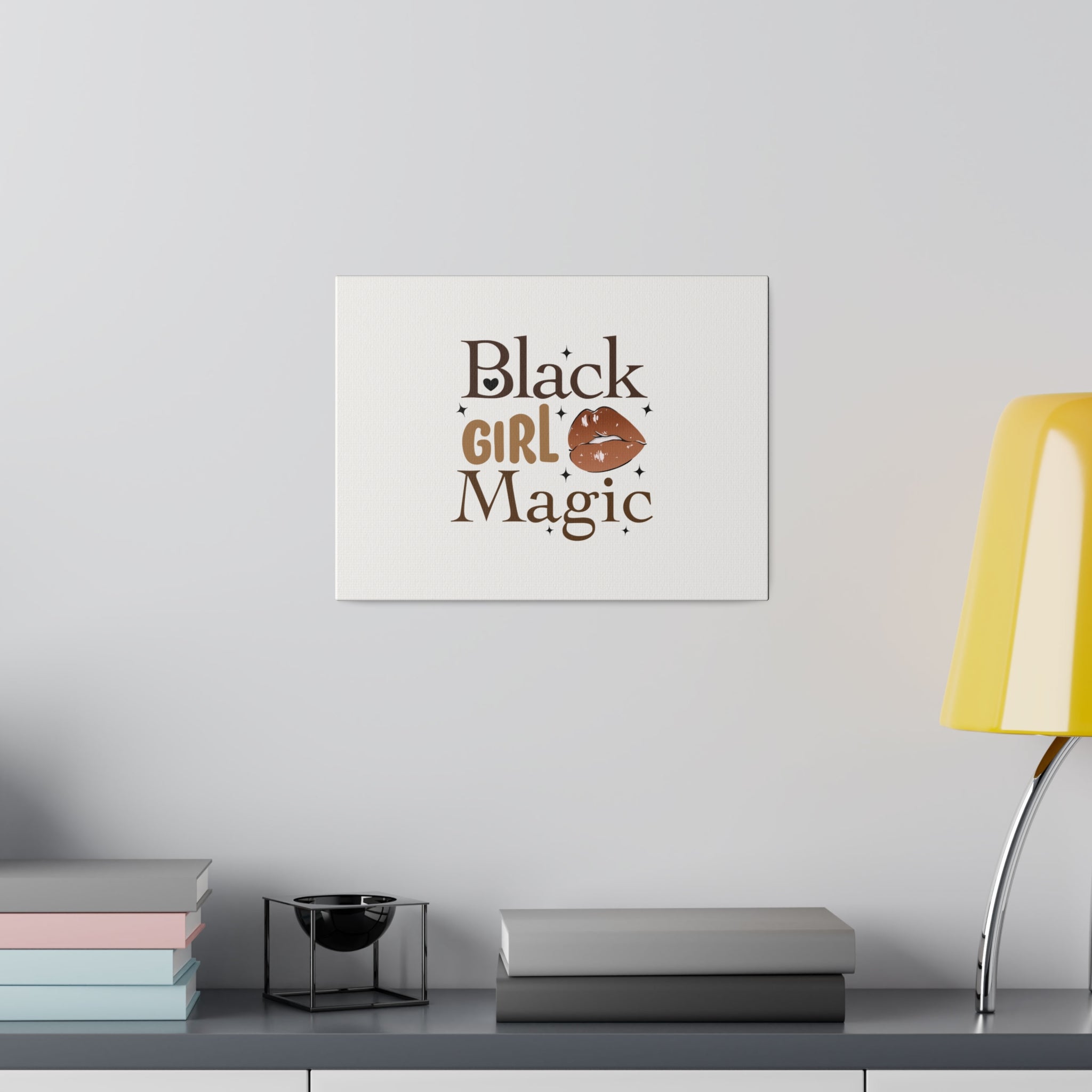 Black Girl Magic Matte Canvas, Stretched, 0.75"