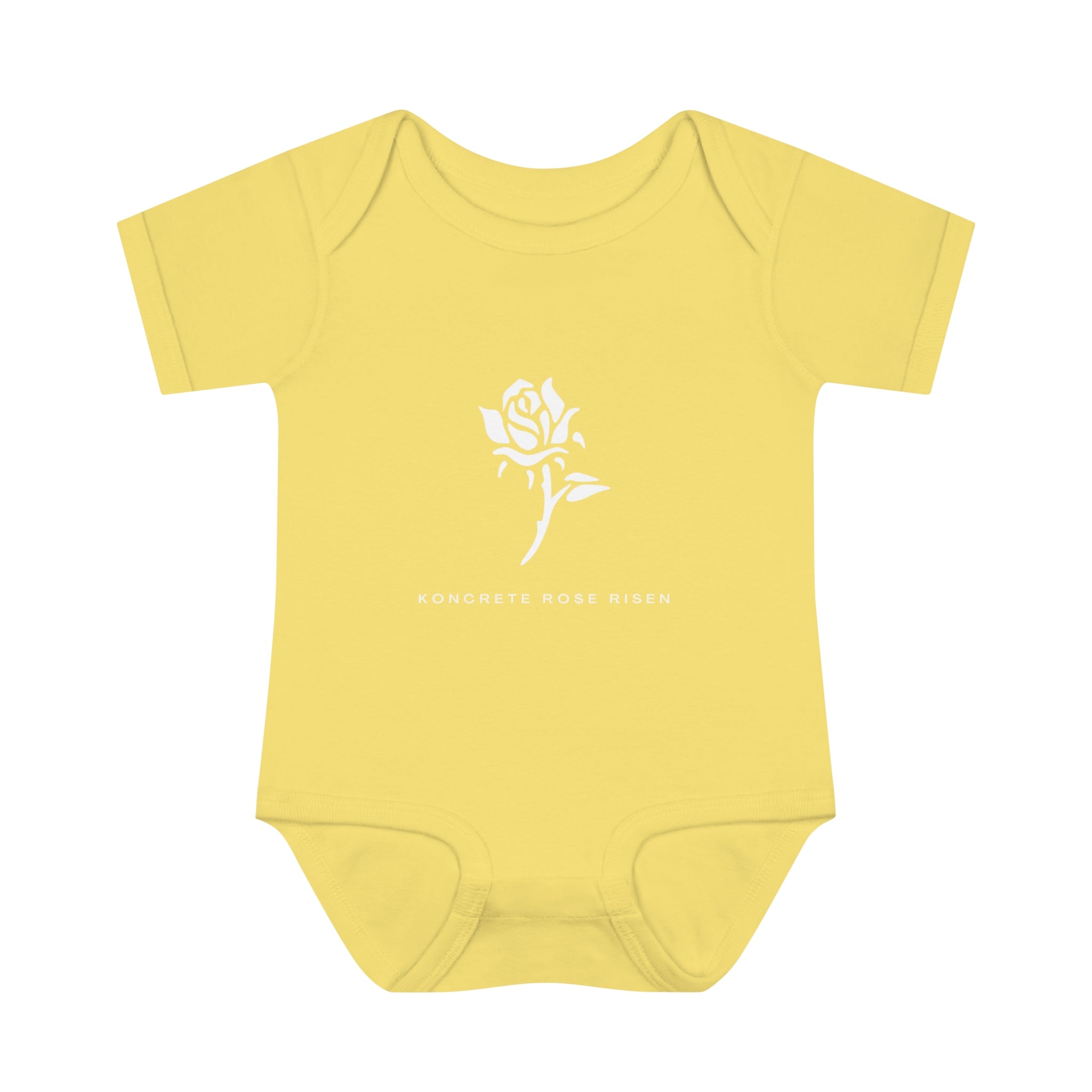 Koncrete Ro$e Risen Infant Baby Rib Bodysuit