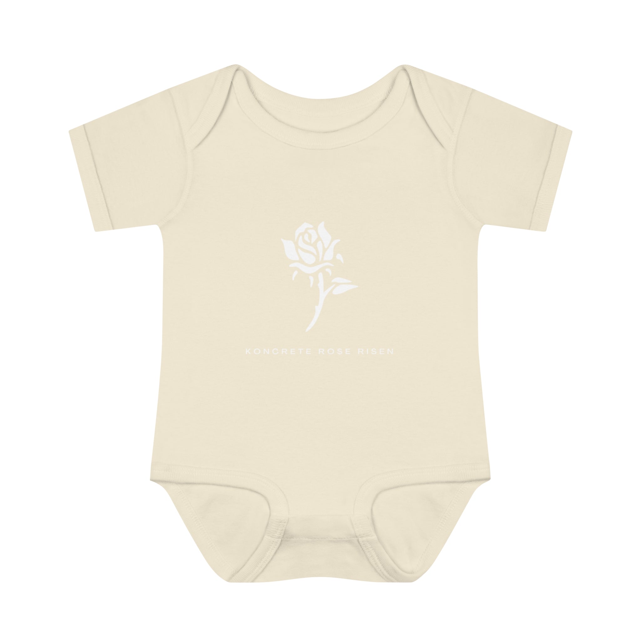 Koncrete Ro$e Risen Infant Baby Rib Bodysuit