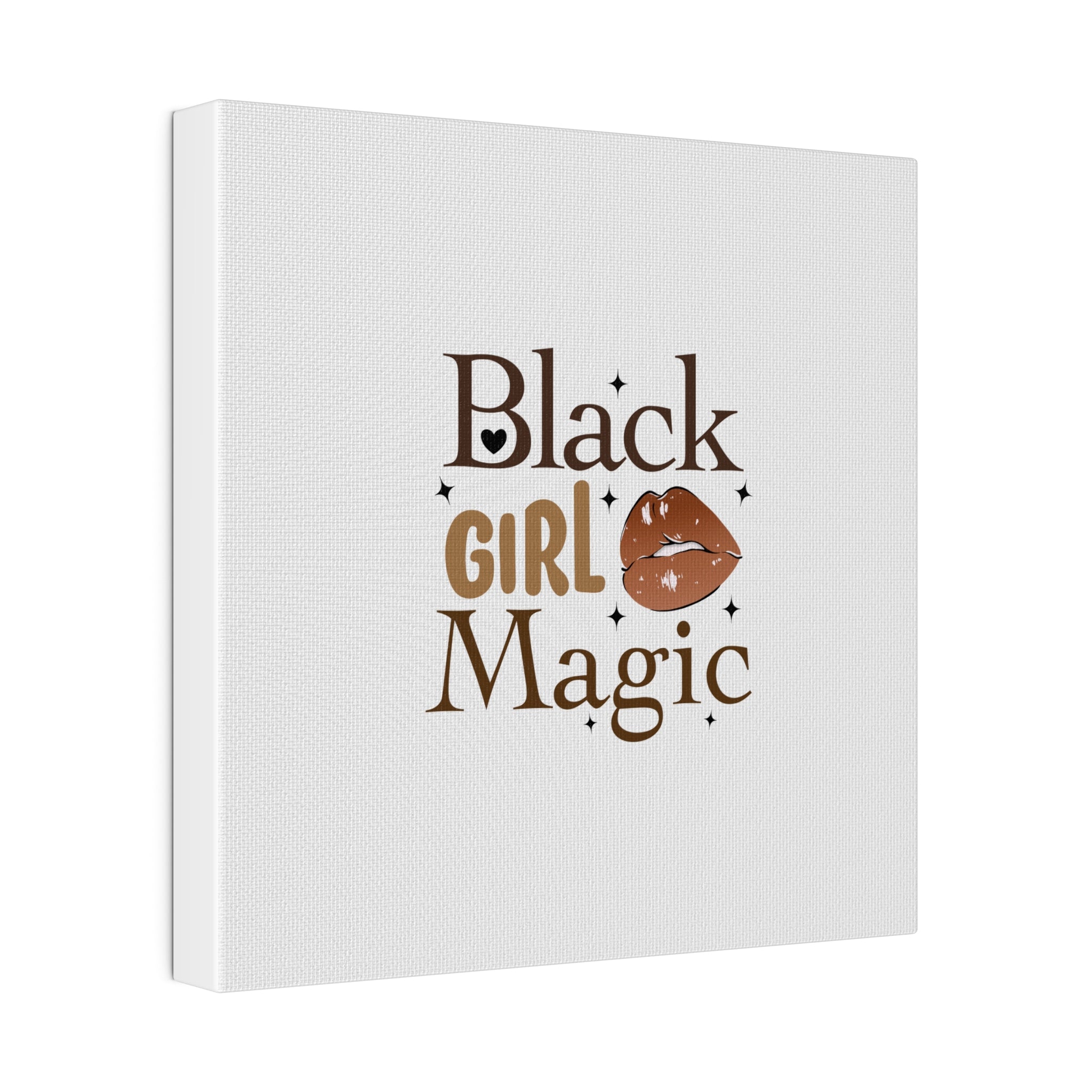 Black Girl Magic Matte Canvas, Stretched, 0.75"