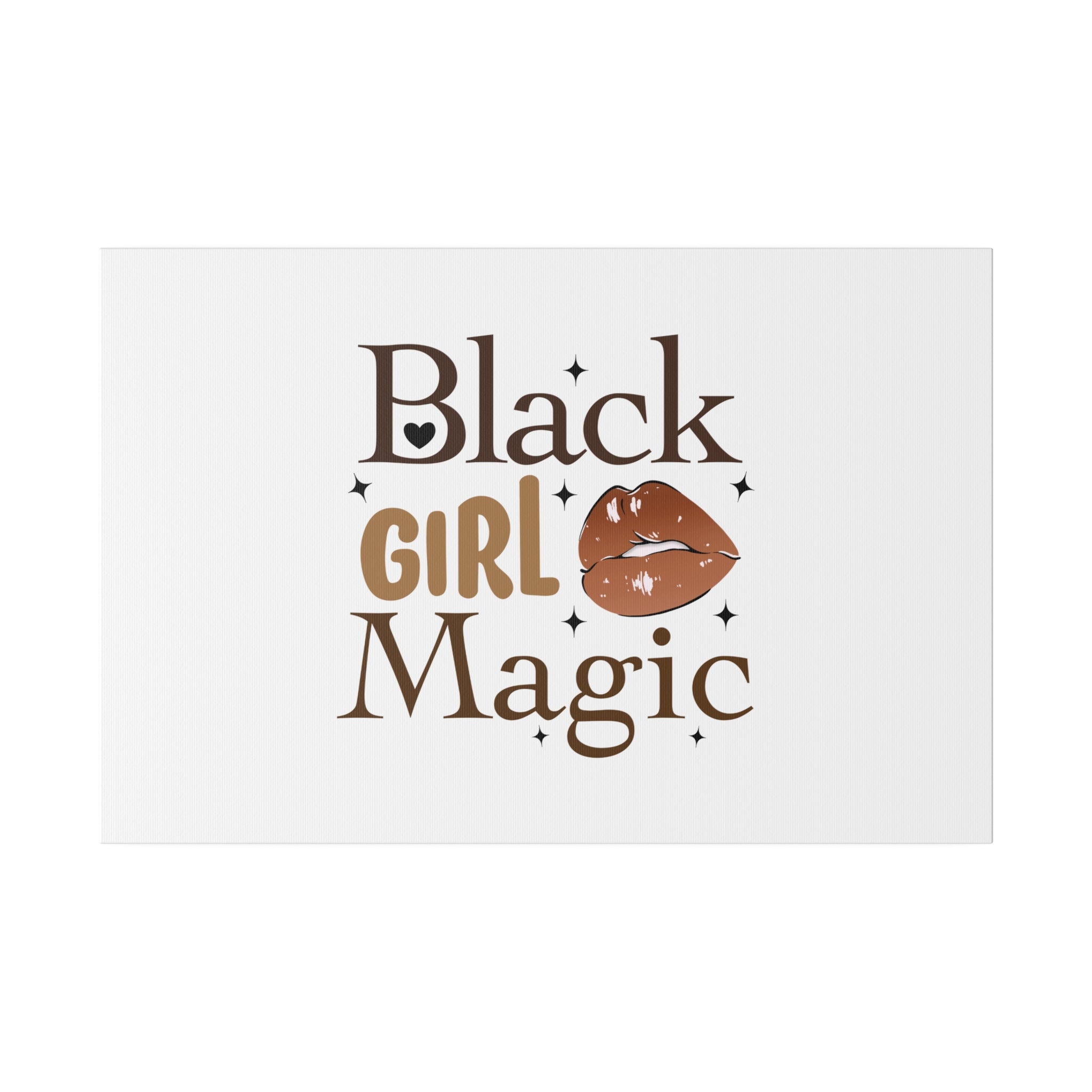 Black Girl Magic Matte Canvas, Stretched, 0.75"