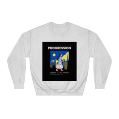 Progression Is Still Progressive Whether You See It Or Not...Unisex DryBlend® Crewneck Sweatshirt