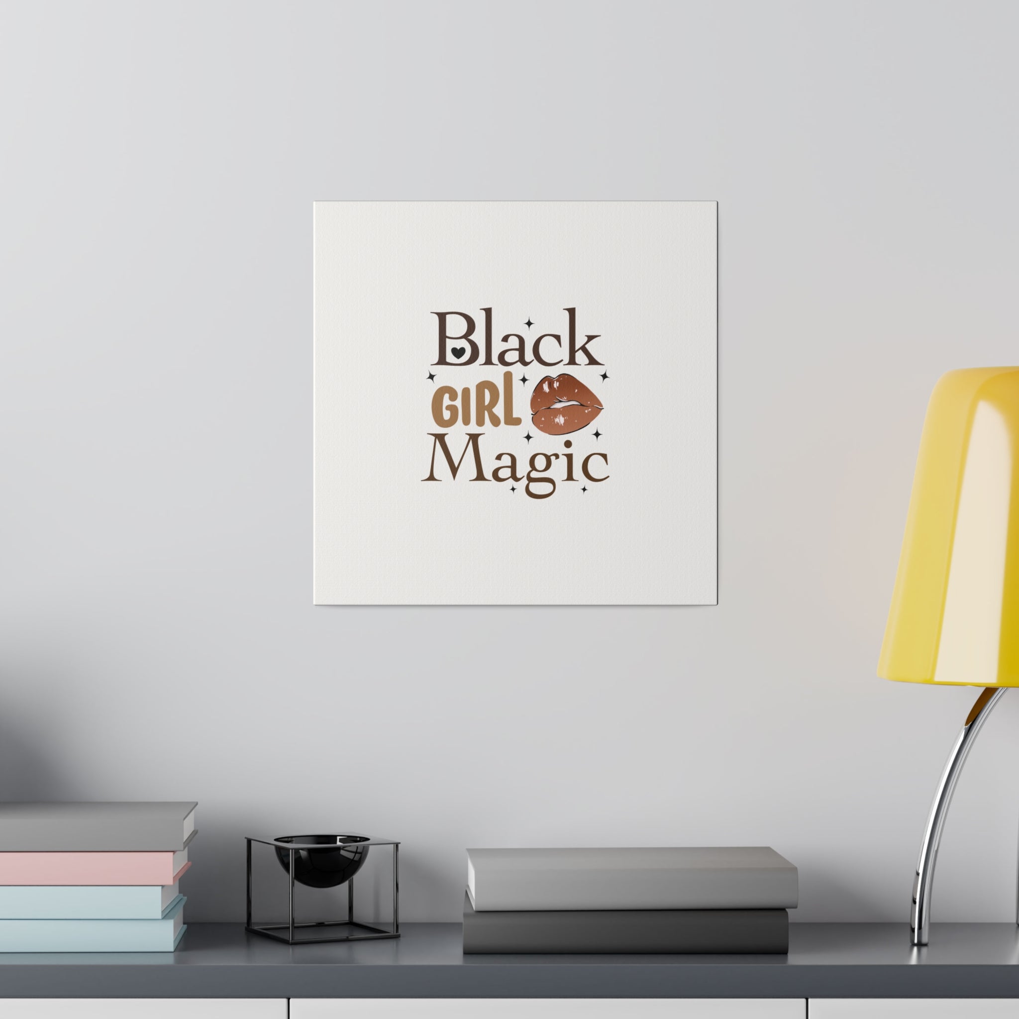 Black Girl Magic Matte Canvas, Stretched, 0.75"