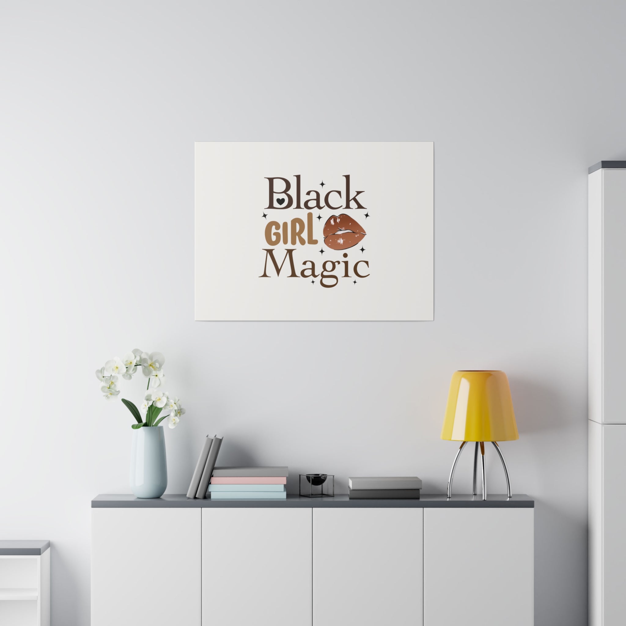 Black Girl Magic Matte Canvas, Stretched, 0.75"