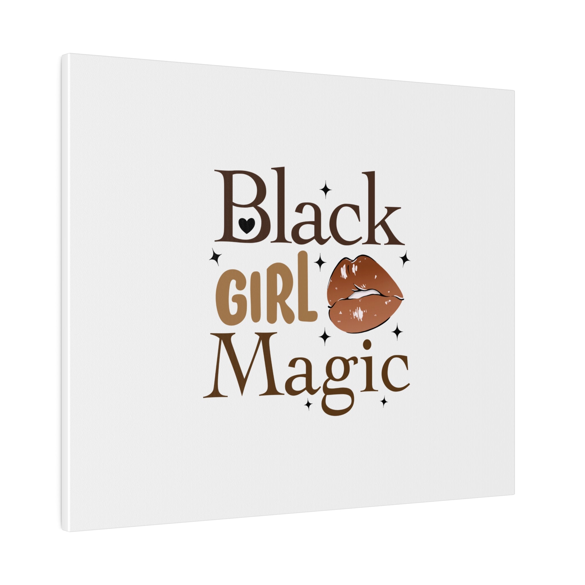 Black Girl Magic Matte Canvas, Stretched, 0.75"