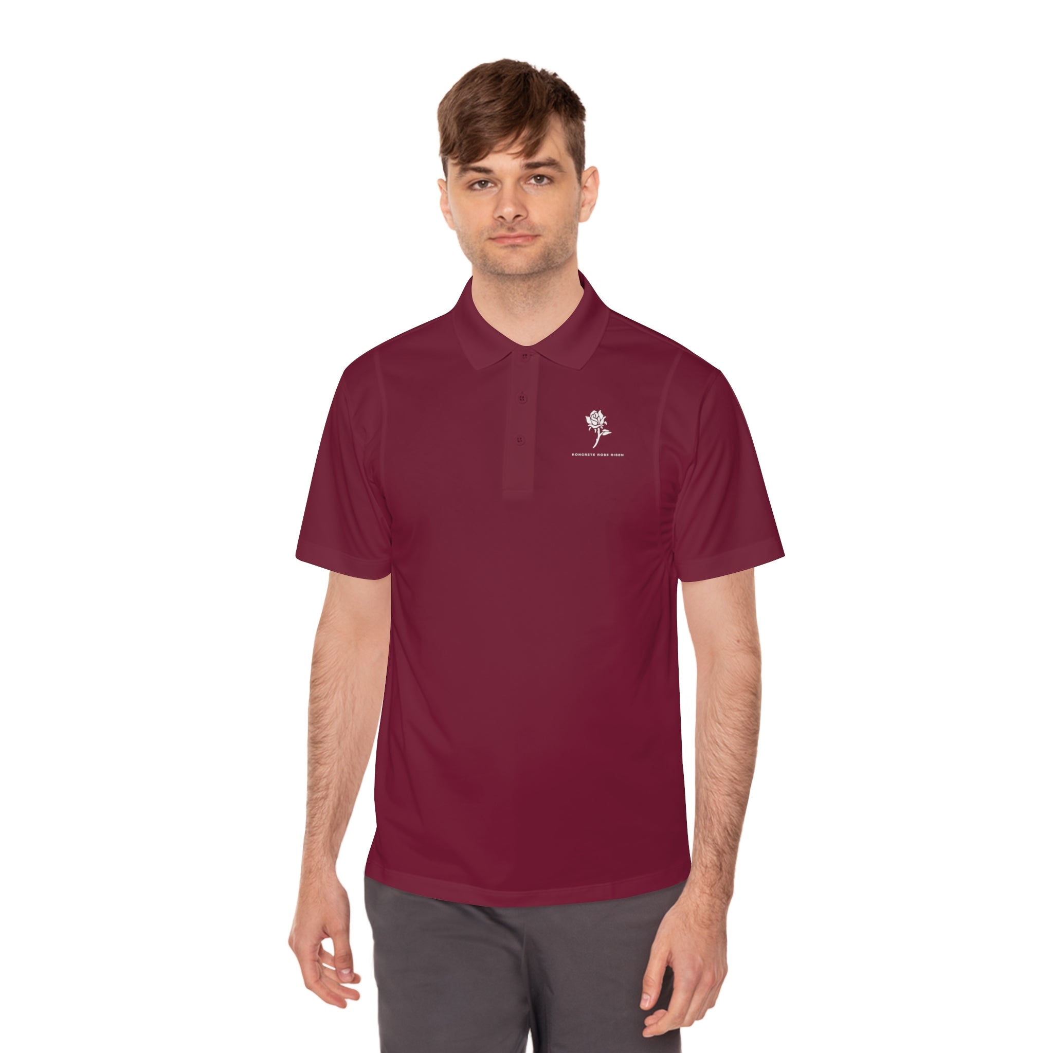 Koncrete Ro$e Risen Men's Sport Polo Shirt