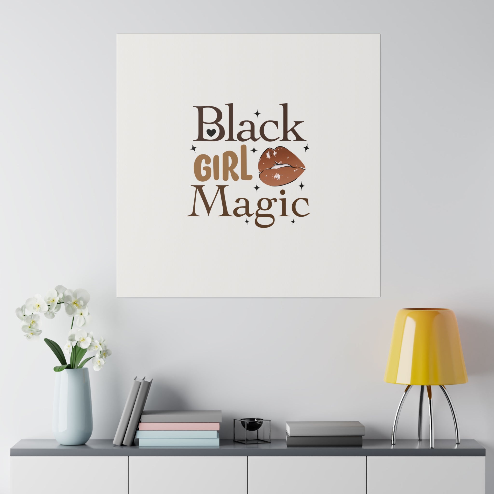 Black Girl Magic Matte Canvas, Stretched, 0.75"