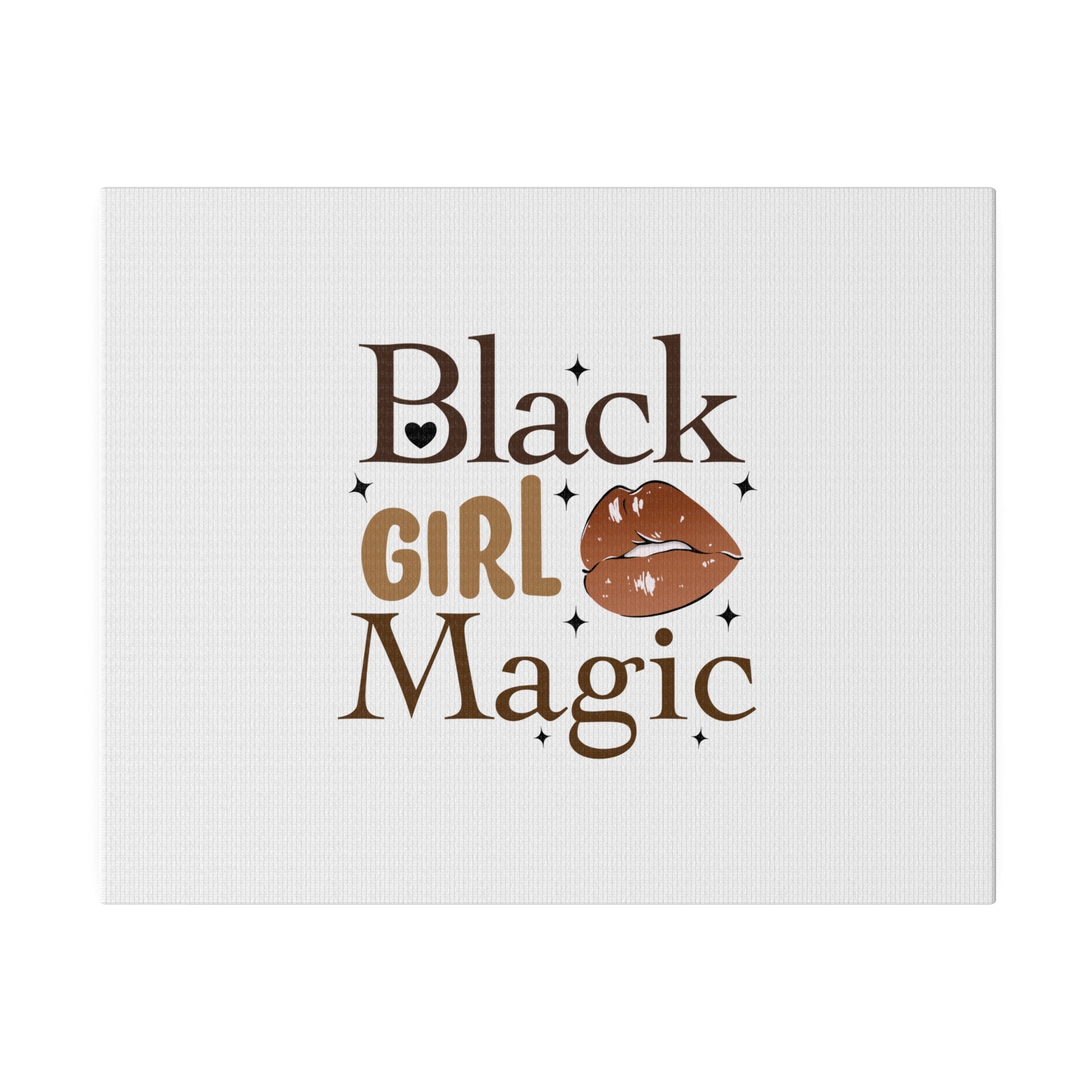 Black Girl Magic Matte Canvas, Stretched, 0.75"