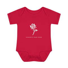 Koncrete Ro$e Risen Infant Baby Rib Bodysuit