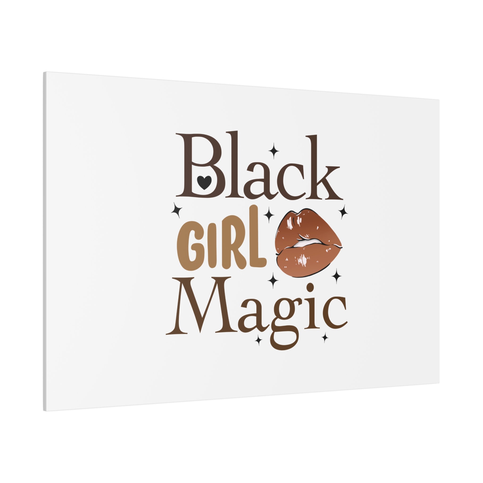 Black Girl Magic Matte Canvas, Stretched, 0.75"