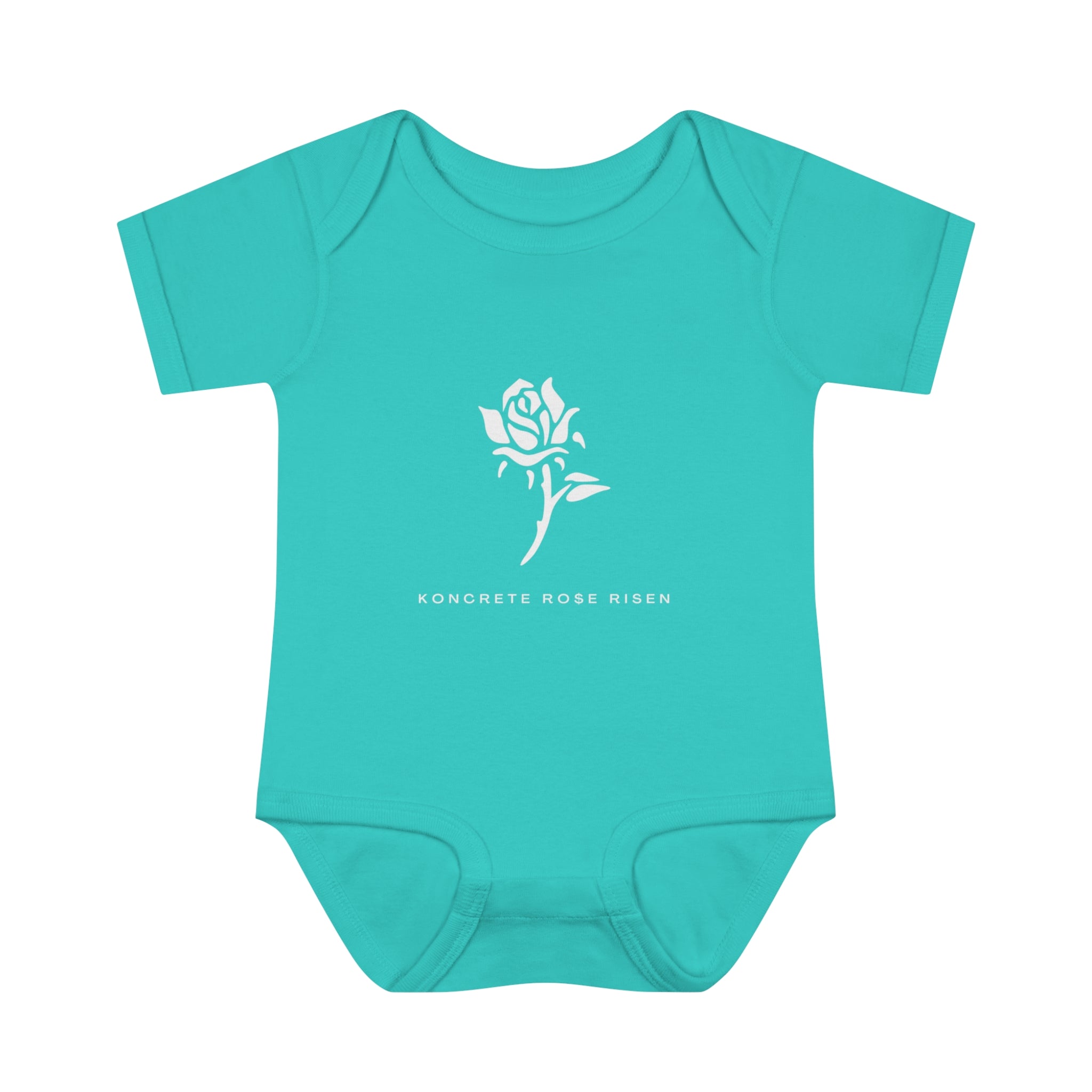 Koncrete Ro$e Risen Infant Baby Rib Bodysuit