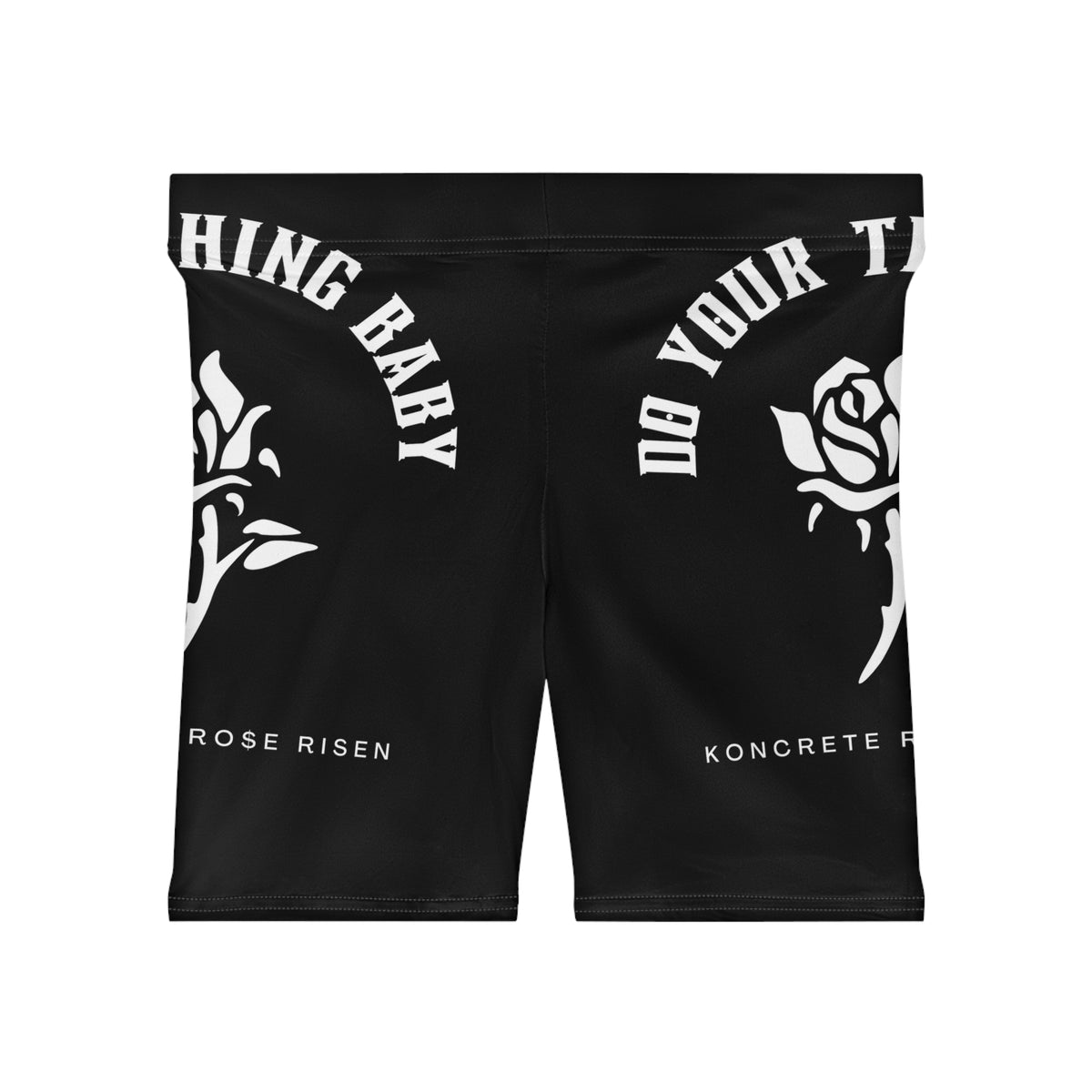 Do Your Thing Baby Koncrete Ro$e Risen Women's Biker Shorts