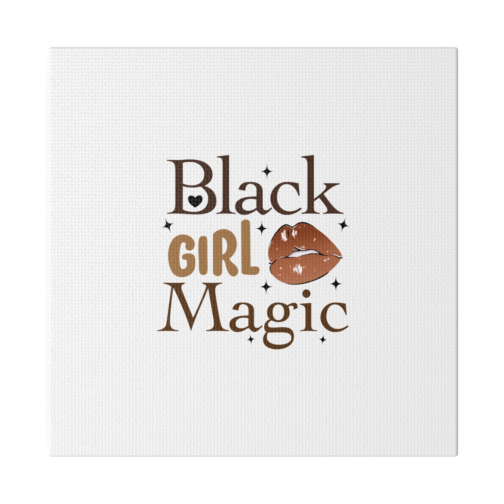 Black Girl Magic Matte Canvas, Stretched, 0.75"