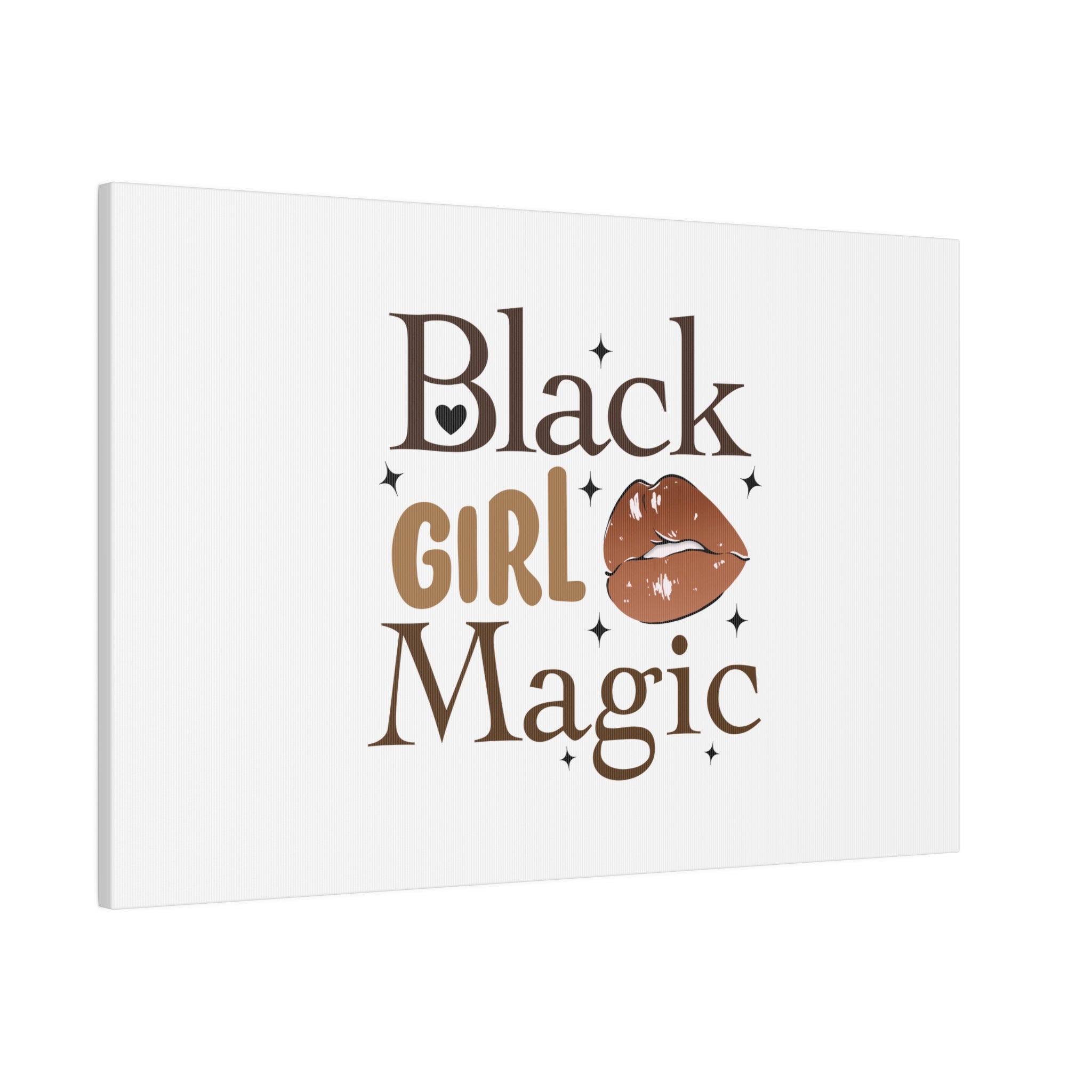 Black Girl Magic Matte Canvas, Stretched, 0.75"