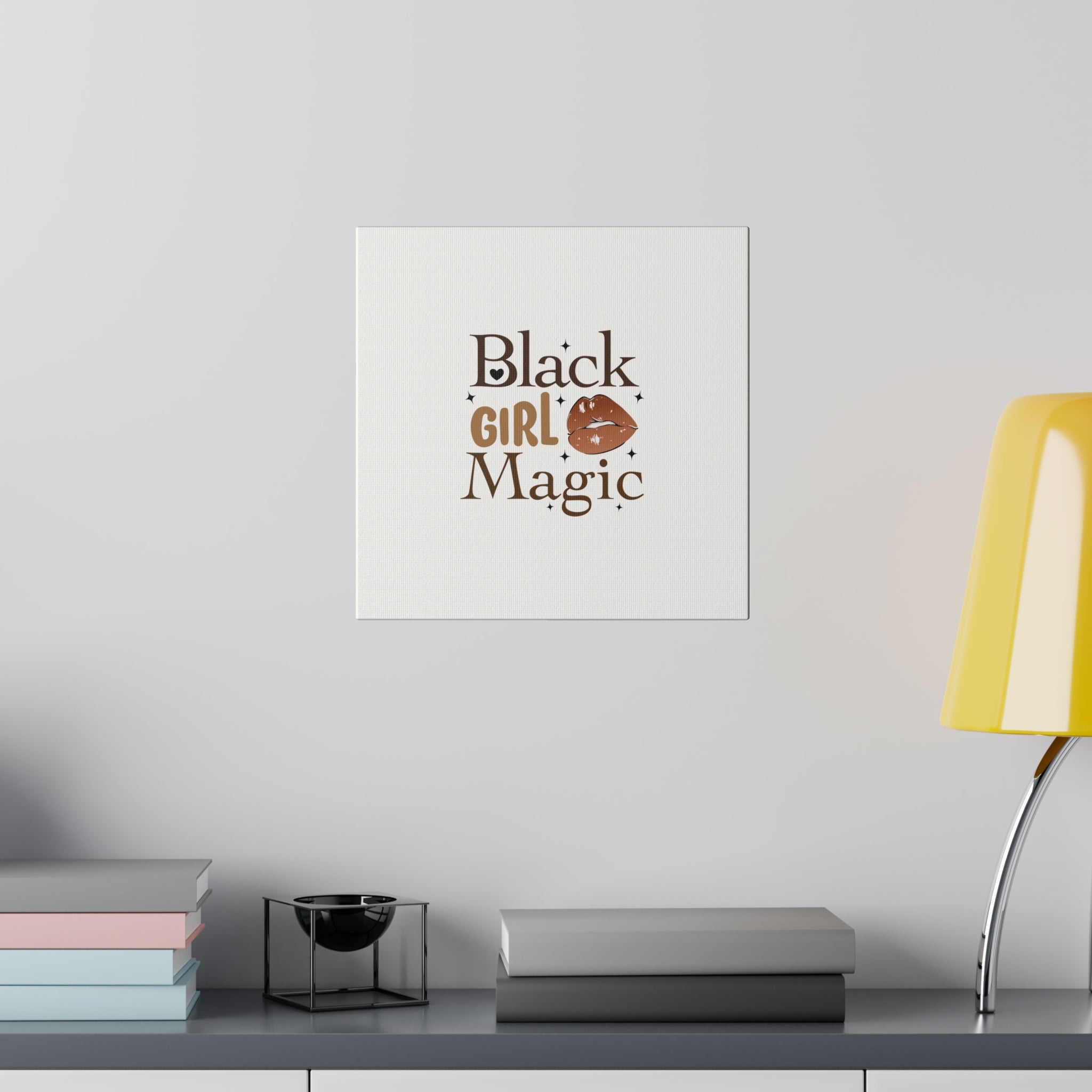 Black Girl Magic Matte Canvas, Stretched, 0.75"