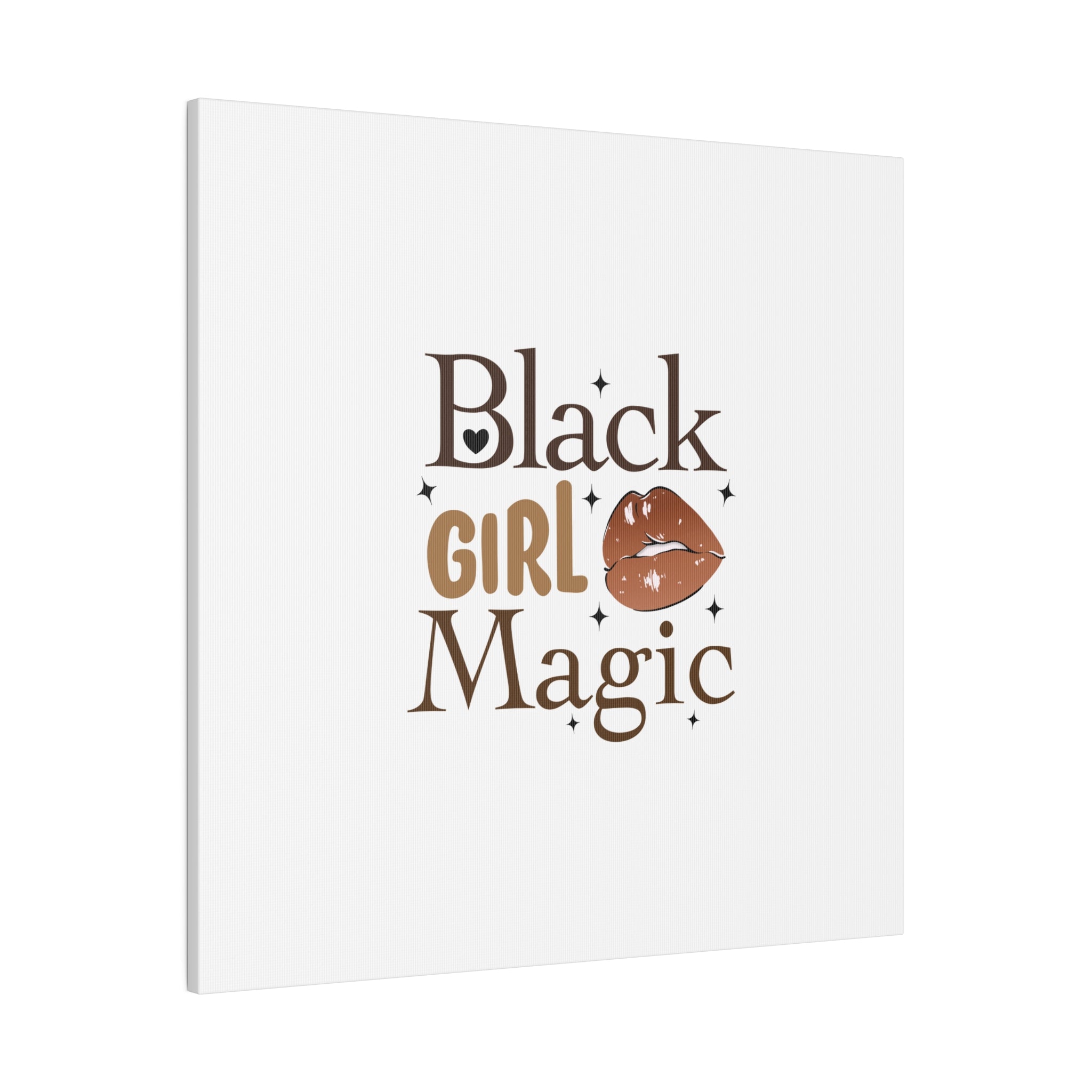 Black Girl Magic Matte Canvas, Stretched, 0.75"