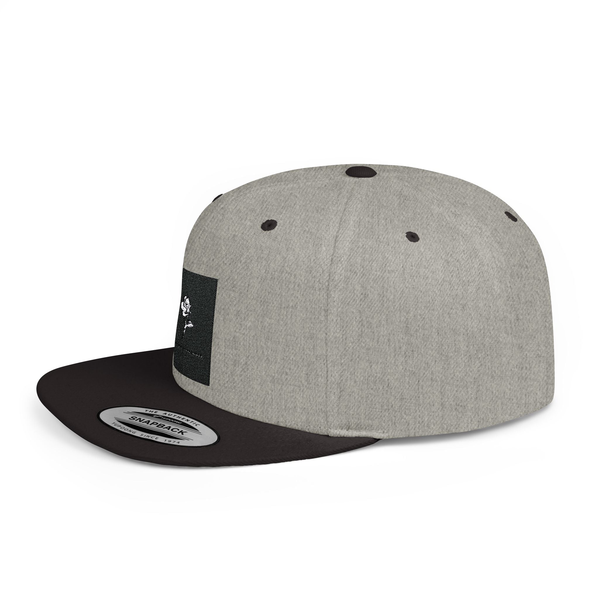 Koncrete Ro$e Risen Embroidery Flat Bill Snapback