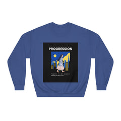 Progression Is Still Progressive Whether You See It Or Not...Unisex DryBlend® Crewneck Sweatshirt