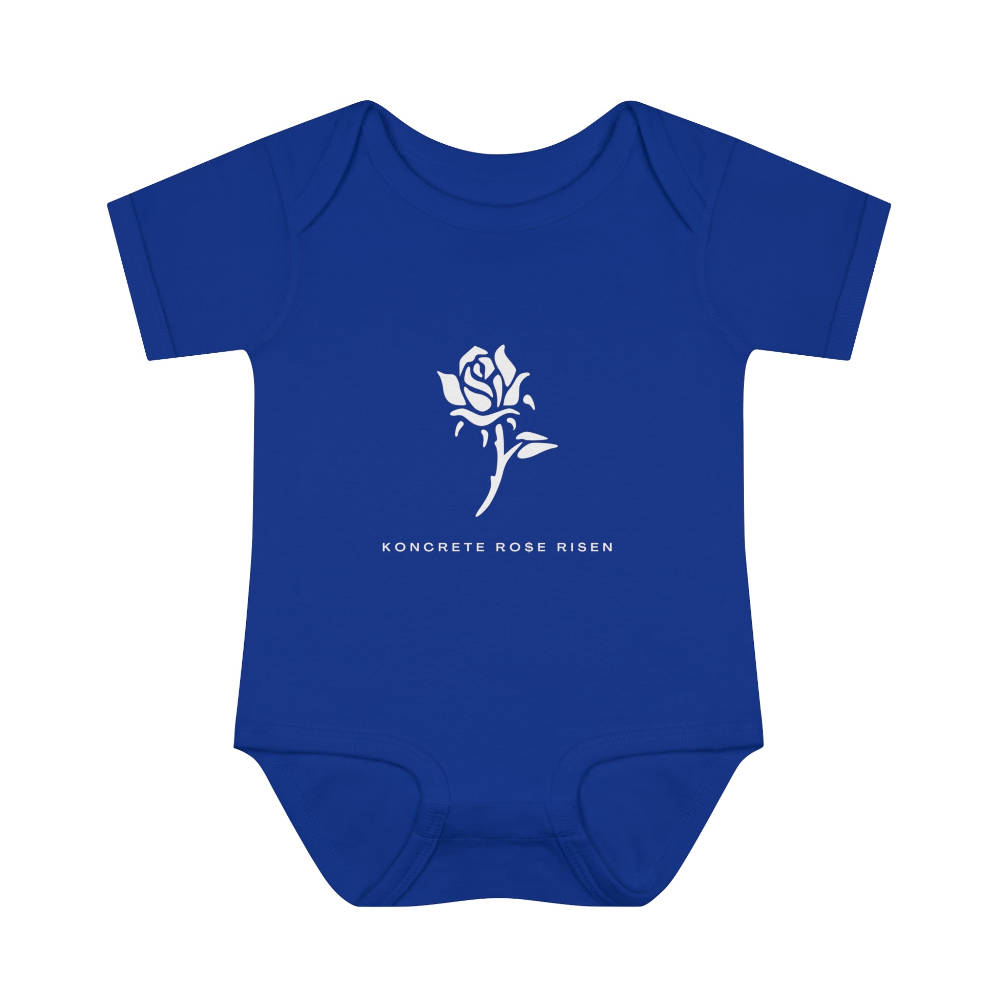 Koncrete Ro$e Risen Infant Baby Rib Bodysuit