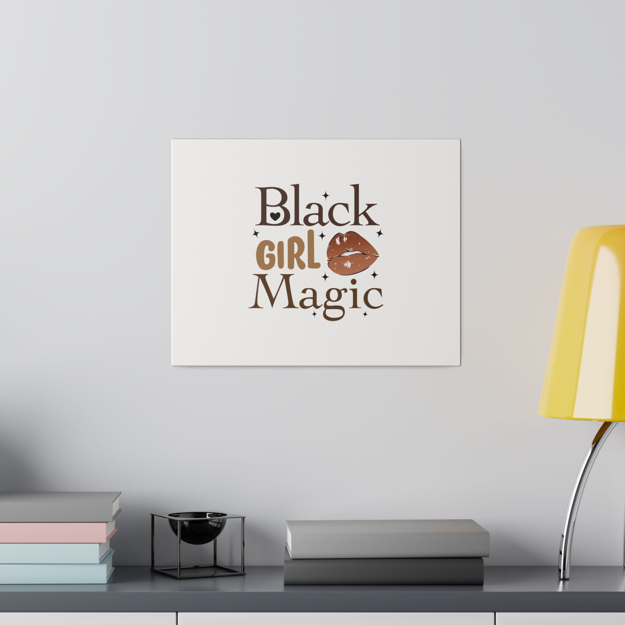 Black Girl Magic Matte Canvas, Stretched, 0.75"