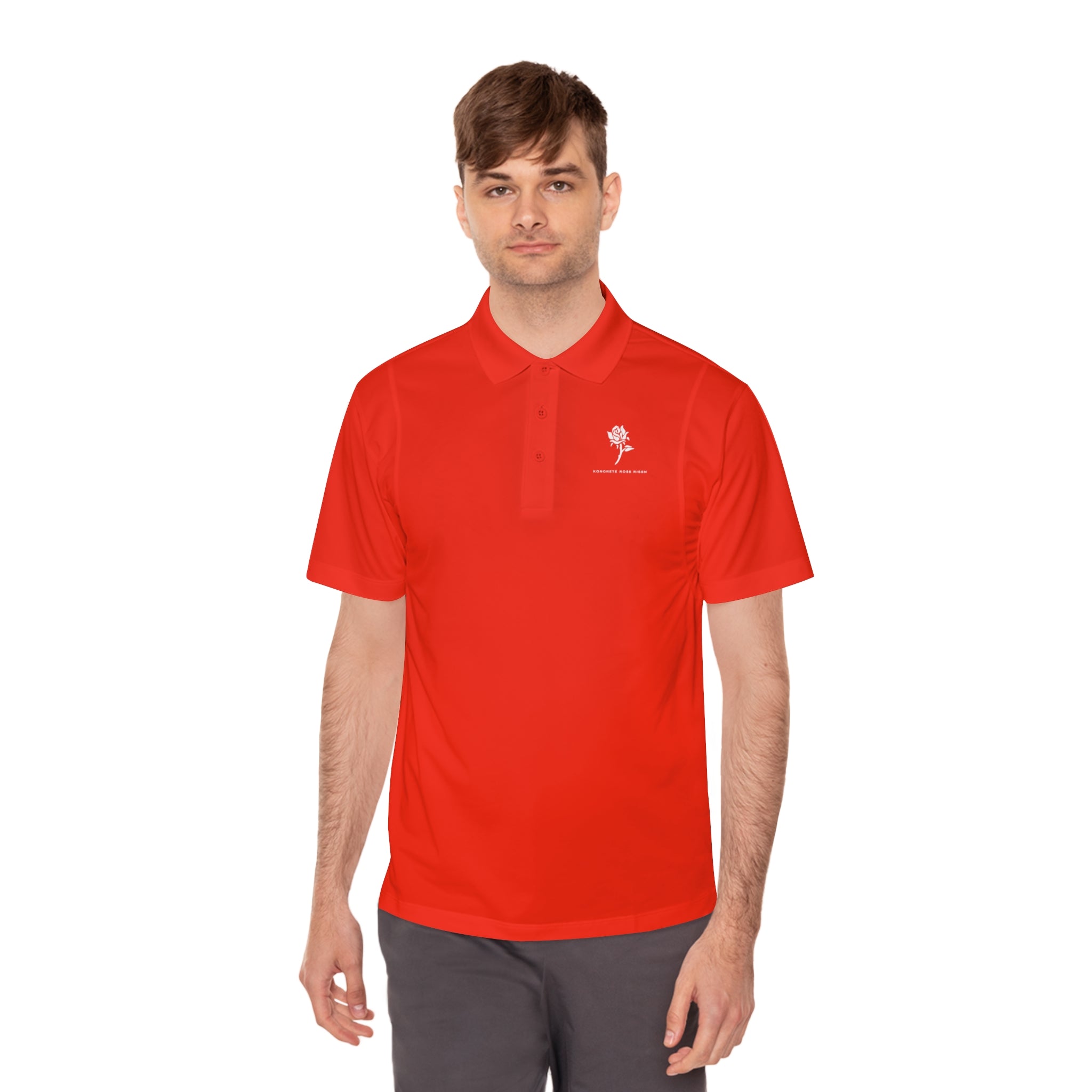 Koncrete Ro$e Risen Men's Sport Polo Shirt