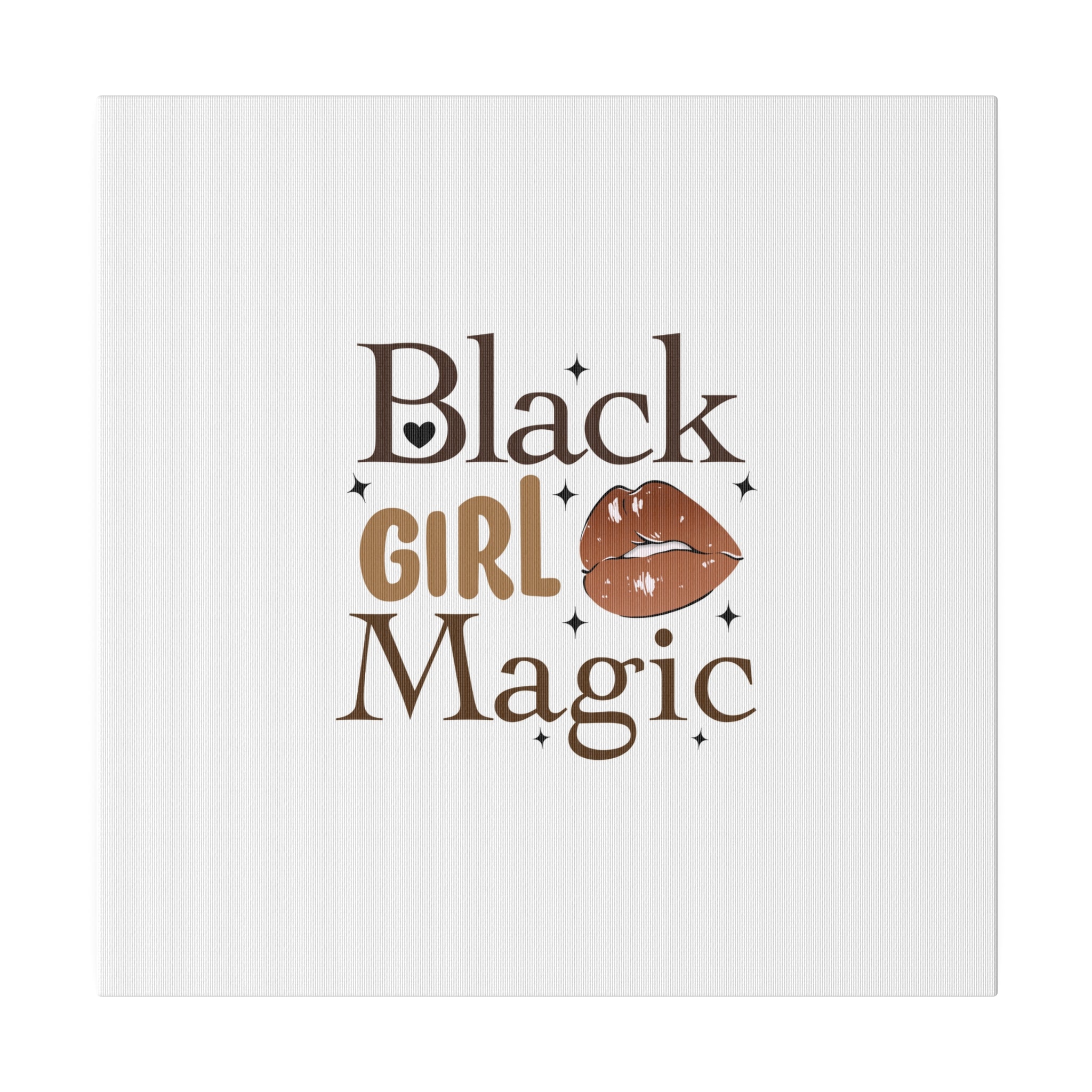 Black Girl Magic Matte Canvas, Stretched, 0.75"