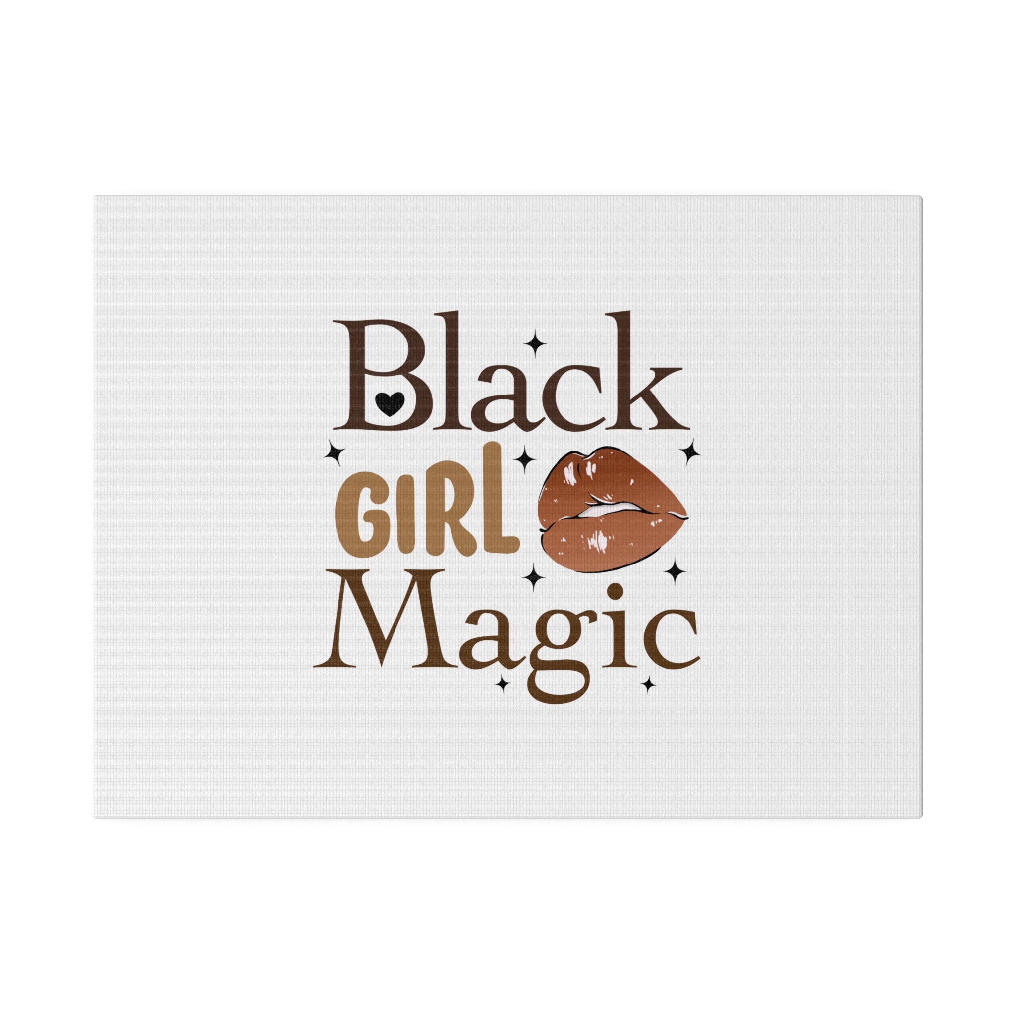 Black Girl Magic Matte Canvas, Stretched, 0.75"