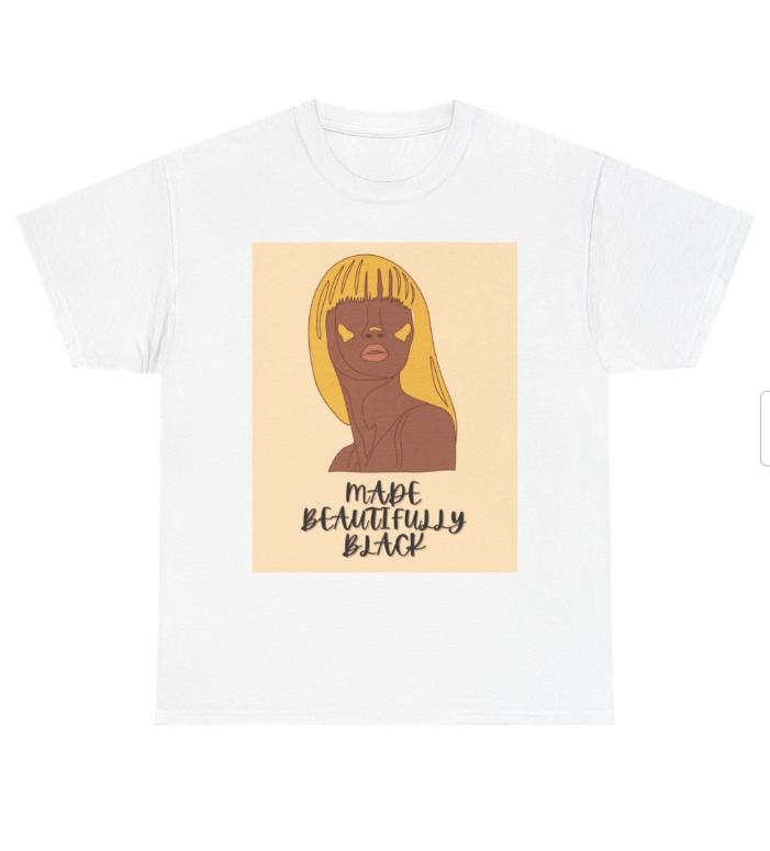 Made Beautifully Black Women's Heavy Cotton Tee