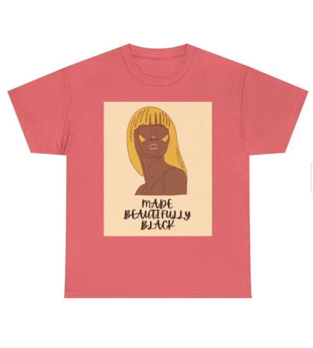 Made Beautifully Black Women's Heavy Cotton Tee